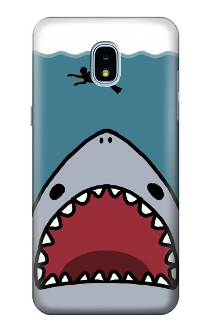 S3825 Cartoon Shark Sea Diving Case For Samsung Galaxy J3 (2018), J3 Star, J3 V 3rd Gen, J3 Orbit, J3 Achieve, Express Prime 3, Amp Prime 3