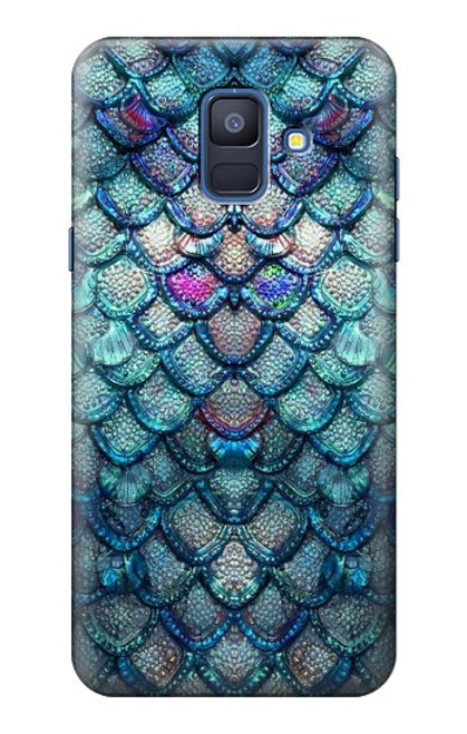 S3809 Mermaid Fish Scale Case For Samsung Galaxy A6 (2018)