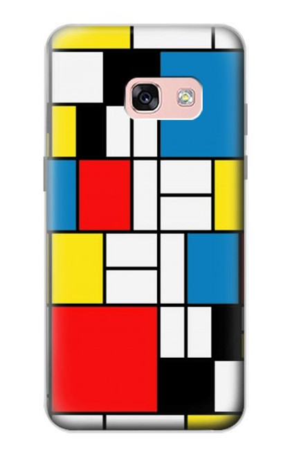 S3814 Piet Mondrian Line Art Composition Case For Samsung Galaxy A3 (2017)