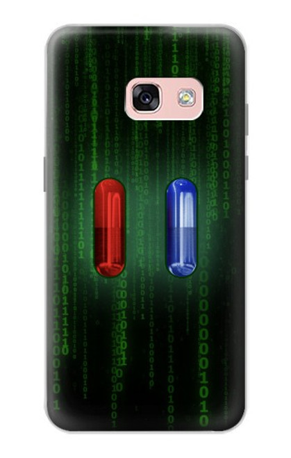 S3816 Red Pill Blue Pill Capsule Case For Samsung Galaxy A3 (2017)
