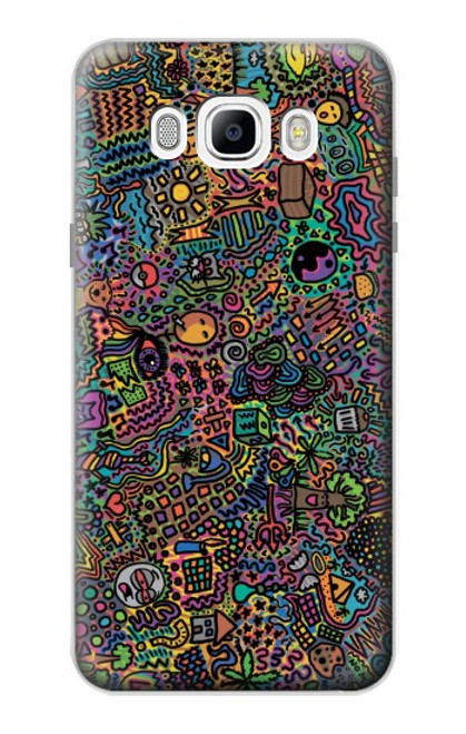 S3815 Psychedelic Art Case For Samsung Galaxy J7 (2016)