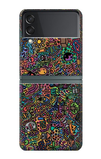S3815 Psychedelic Art Case For Samsung Galaxy Z Flip 3 5G