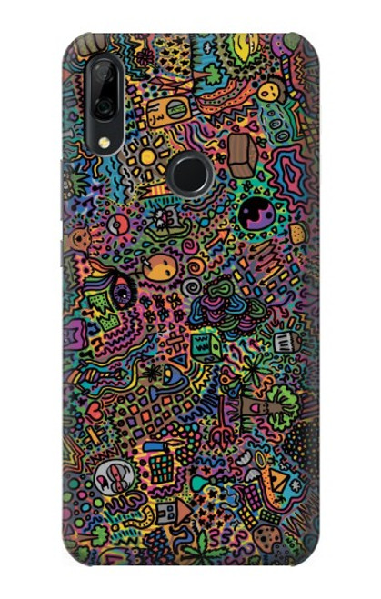 S3815 Psychedelic Art Case For Huawei P Smart Z, Y9 Prime 2019
