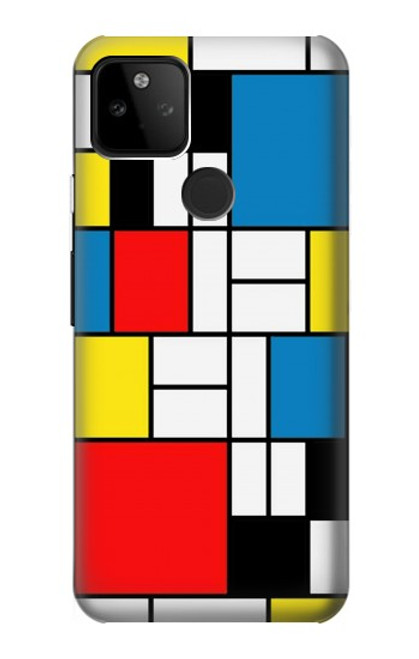 S3814 Piet Mondrian Line Art Composition Case For Google Pixel 5A 5G