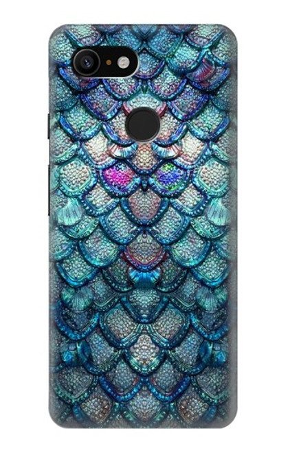 S3809 Mermaid Fish Scale Case For Google Pixel 3