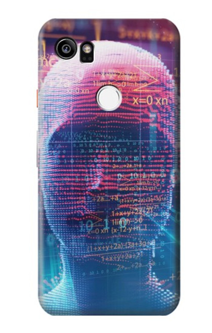 S3800 Digital Human Face Case For Google Pixel 2 XL