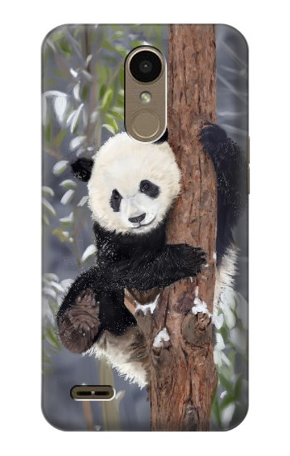 S3793 Cute Baby Panda Snow Painting Case For LG K10 (2018), LG K30