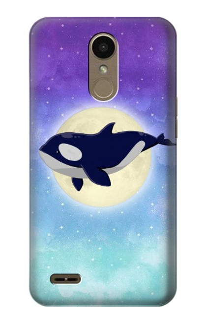 S3807 Killer Whale Orca Moon Pastel Fantasy Case For LG K10 (2018), LG K30