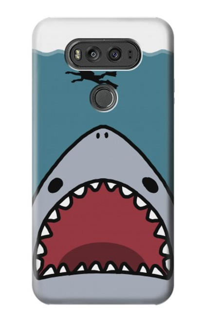 S3825 Cartoon Shark Sea Diving Case For LG V20