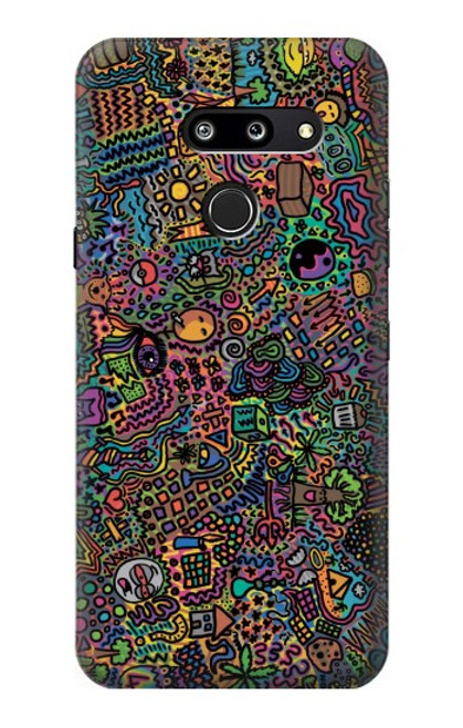 S3815 Psychedelic Art Case For LG G8 ThinQ
