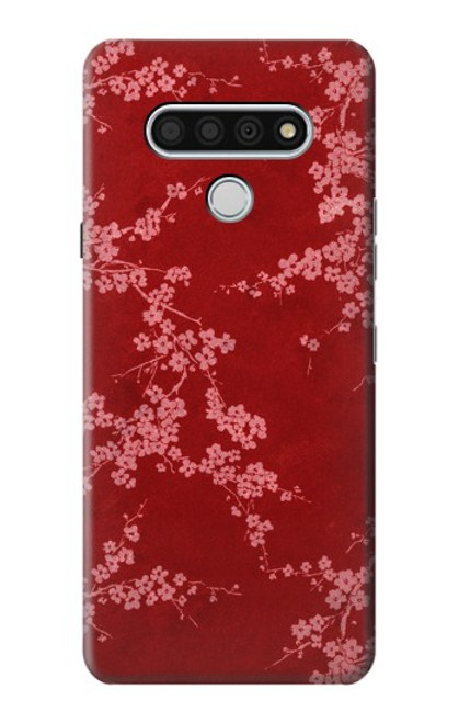 S3817 Red Floral Cherry blossom Pattern Case For LG Stylo 6