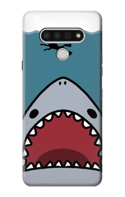 S3825 Cartoon Shark Sea Diving Case For LG Stylo 6