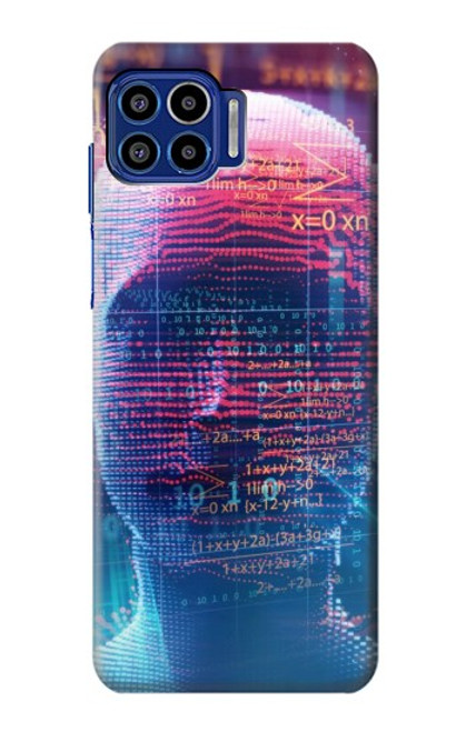 S3800 Digital Human Face Case For Motorola One 5G