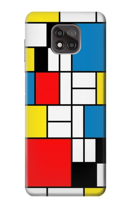 S3814 Piet Mondrian Line Art Composition Case For Motorola Moto G Power (2021)