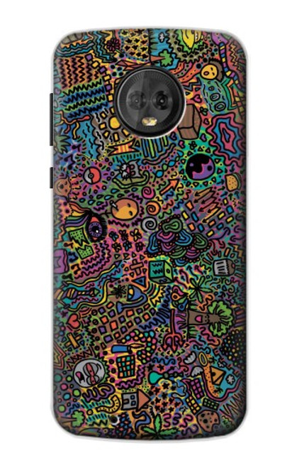 S3815 Psychedelic Art Case For Motorola Moto G6