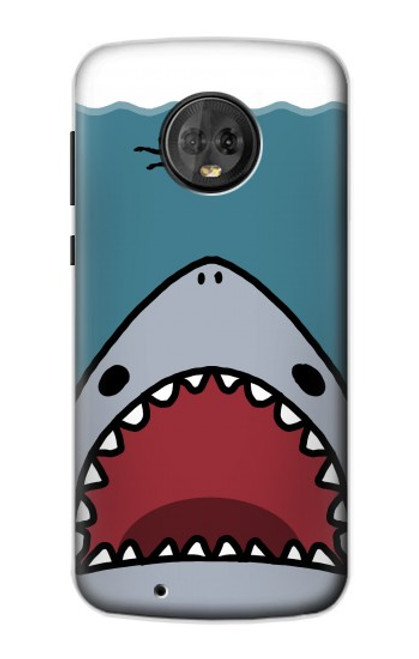 S3825 Cartoon Shark Sea Diving Case For Motorola Moto G6