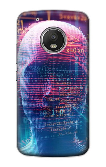 S3800 Digital Human Face Case For Motorola Moto G5 Plus