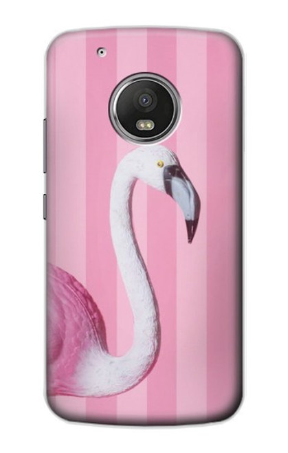 S3805 Flamingo Pink Pastel Case For Motorola Moto G5 Plus