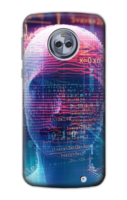 S3800 Digital Human Face Case For Motorola Moto X4