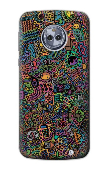 S3815 Psychedelic Art Case For Motorola Moto X4