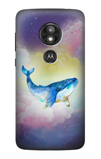 S3802 Dream Whale Pastel Fantasy Case For Motorola Moto E Play (5th Gen.), Moto E5 Play, Moto E5 Cruise (E5 Play US Version)