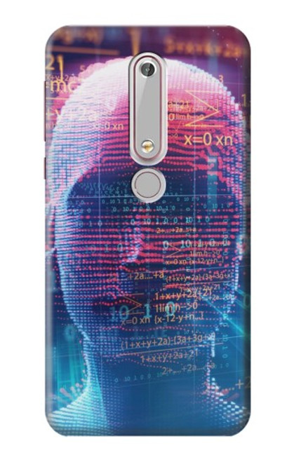 S3800 Digital Human Face Case For Nokia 6.1, Nokia 6 2018