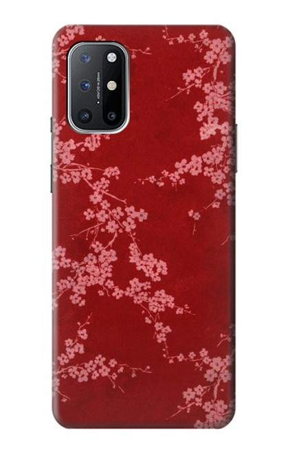 S3817 Red Floral Cherry blossom Pattern Case For OnePlus 8T