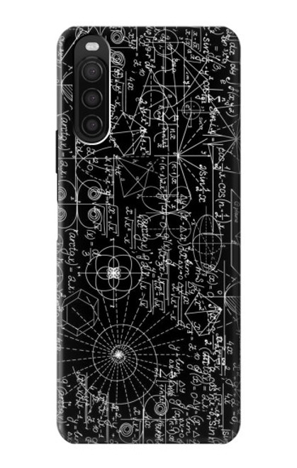S3808 Mathematics Blackboard Case For Sony Xperia 10 III