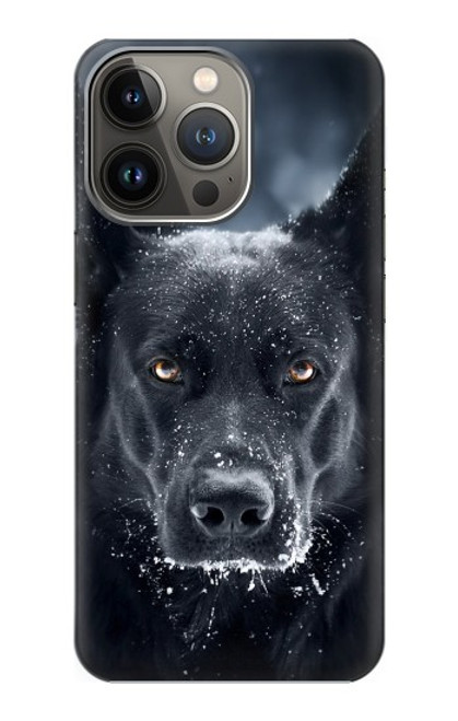 S3168 German Shepherd Black Dog Case For iPhone 13 Pro Max