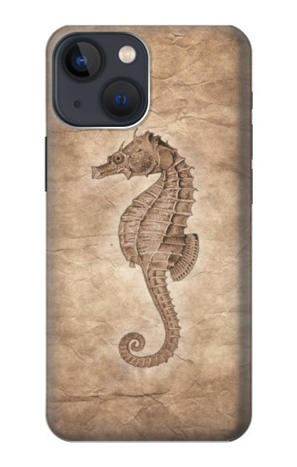 S3214 Seahorse Skeleton Fossil Case For iPhone 13