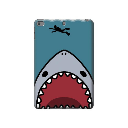 S3825 Cartoon Shark Sea Diving Hard Case For iPad mini 4, iPad mini 5, iPad mini 5 (2019)
