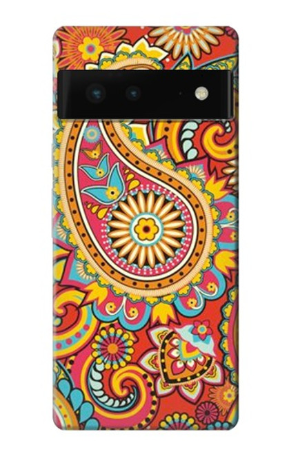 S3402 Floral Paisley Pattern Seamless Case For Google Pixel 6