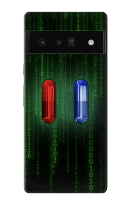 S3816 Red Pill Blue Pill Capsule Case For Google Pixel 6 Pro