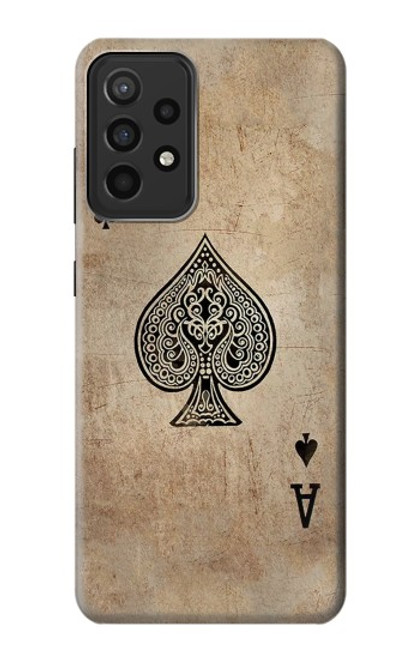 S2928 Vintage Spades Ace Card Case For Samsung Galaxy A52s 5G