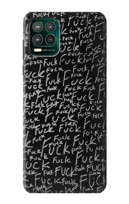 S3478 Funny Words Blackboard Case For Motorola Moto G Stylus 5G