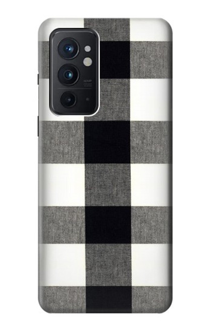 S2842 Black and White Buffalo Check Pattern Case For OnePlus 9RT 5G