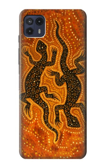 S2901 Lizard Aboriginal Art Case For Motorola Moto G50 5G [for G50 5G only. NOT for G50]