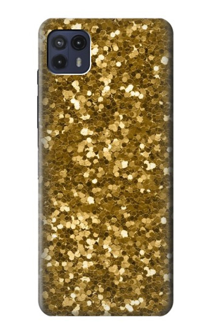 S3388 Gold Glitter Graphic Print Case For Motorola Moto G50 5G [for G50 5G only. NOT for G50]