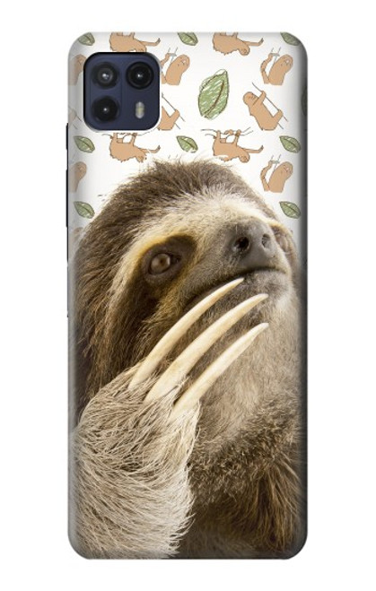 S3559 Sloth Pattern Case For Motorola Moto G50 5G [for G50 5G only. NOT for G50]