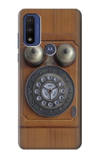 S3146 Antique Wall Retro Dial Phone Case For Motorola G Pure