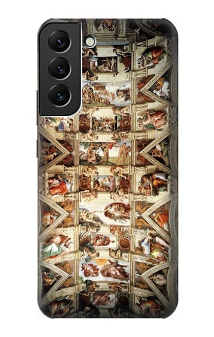 S0177 Michelangelo Chapel ceiling Case For Samsung Galaxy S22 Plus