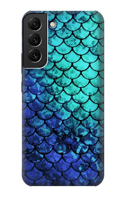 S3047 Green Mermaid Fish Scale Case For Samsung Galaxy S22 Plus