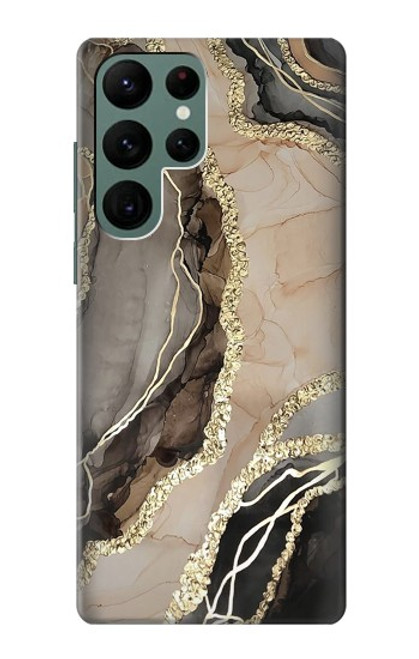 S3700 Marble Gold Graphic Printed Case For Samsung Galaxy S22 Ultra