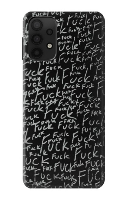 S3478 Funny Words Blackboard Case For Samsung Galaxy M32 5G
