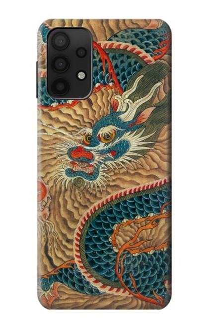 S3541 Dragon Cloud Painting Case For Samsung Galaxy M32 5G