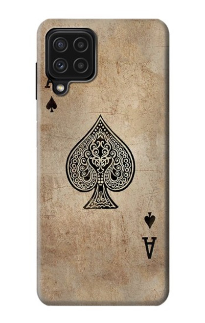 S2928 Vintage Spades Ace Card Case For Samsung Galaxy M22