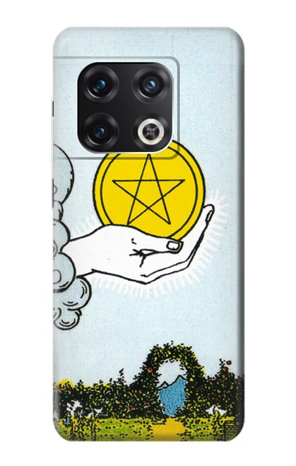 S3722 Tarot Card Ace of Pentacles Coins Case For OnePlus 10 Pro