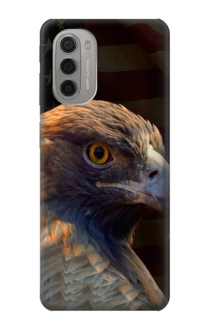 S3376 Eagle American Flag Case For Motorola Moto G51 5G