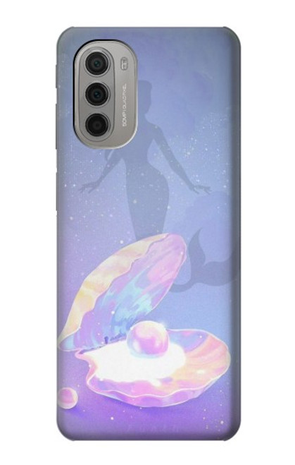 S3823 Beauty Pearl Mermaid Case For Motorola Moto G51 5G