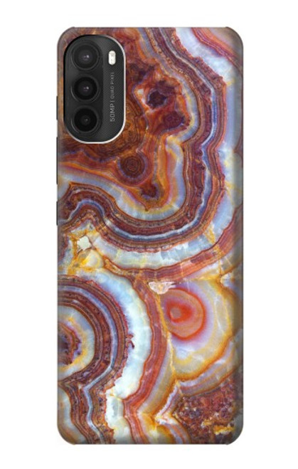 S3034 Colored Marble Texture Printed Case For Motorola Moto G71 5G